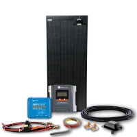 WATTSTUNDE® 125EFX-HV MultiWire MARINE MPPT Solar Komplettset Für Wohnmobile & Boote