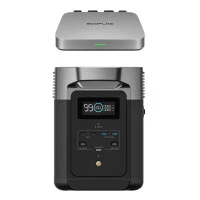 EcoFlow PowerStream Balkonkraftwerk Nachrüstset Mit Mikrowechselrichter Und Powerstation Ohne Module