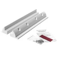 WATTSTUNDE® Solarmodul Halterung HXH53/W ABS Kunststoff Weiss