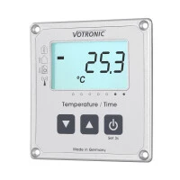 Votronic LCD-Thermometer / Uhr S Mit Extern-Sensor - 1253