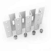 WATTSTUNDE® 100mm Aluminium Z-Winkel HSZ100 Halterung -VIC Solarmodule Geschaft wattstunde 100mm aluminium z winkel hsz100 halterung