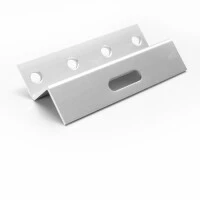 WATTSTUNDE® 100mm Aluminium Z-Winkel HSZ100 Halterung 2 WATTSTUNDE® 100mm Aluminium Z-Winkel HSZ100 Halterung – Bild 2